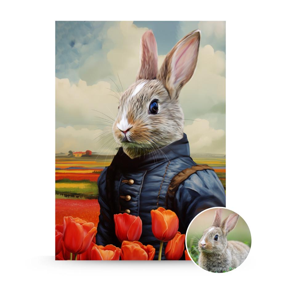 The Tulip Farmer - Pet Portrait